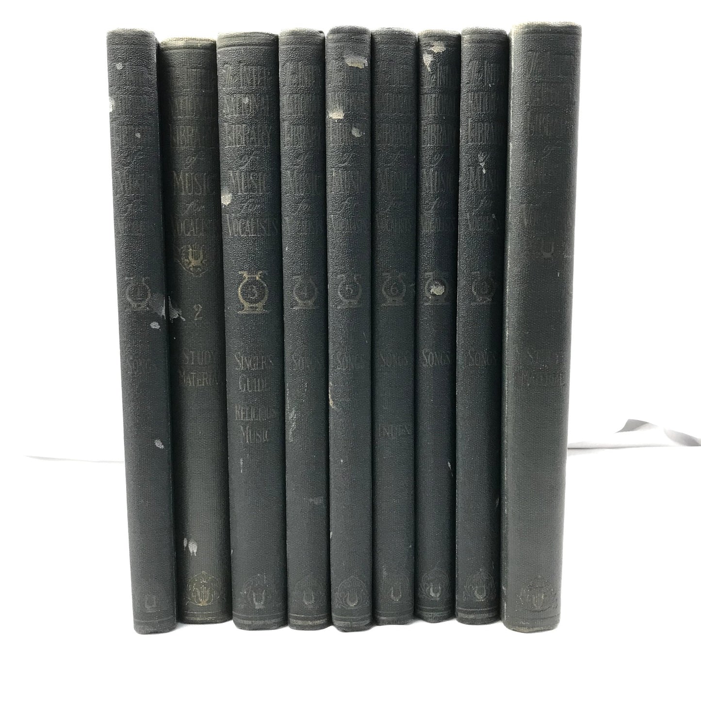 The International Library of Music for Vocalists Lot of 9 Hardcover Books 1925