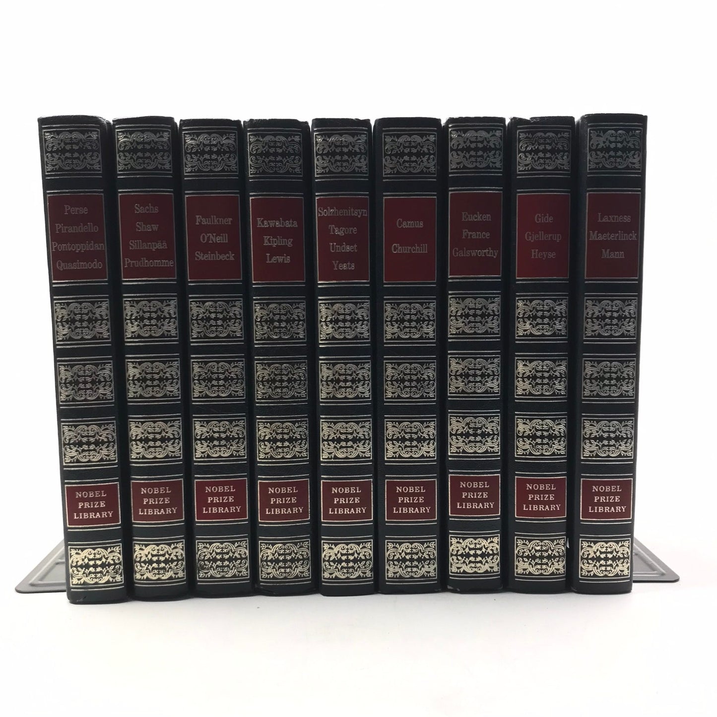 Nobel Prize Library Lot of 10 Vintage Illustrated Hardcovers Classic Literature