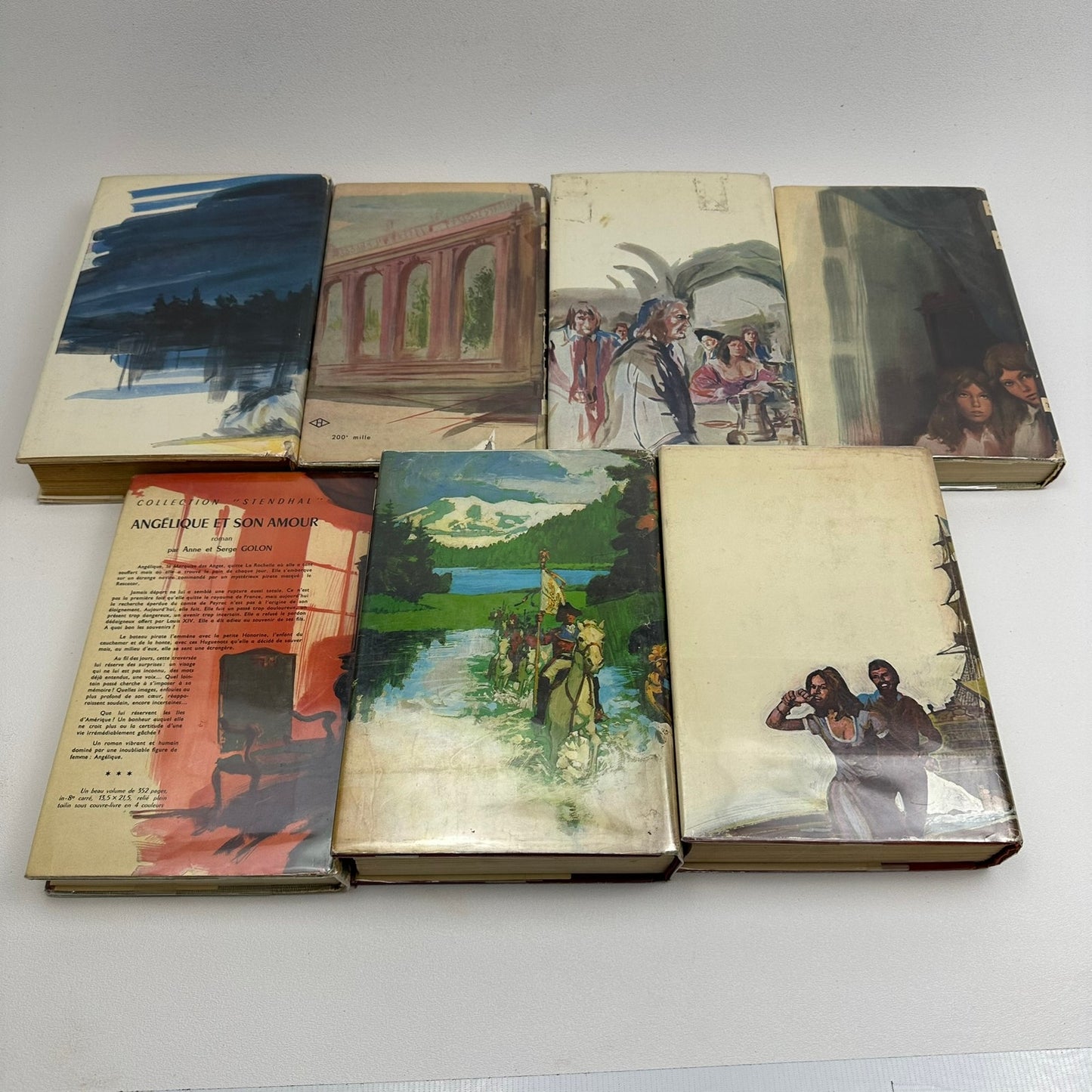 Angelique the Marquise of the Angels Series Anne and Serge Golon Lot of 7 Novels