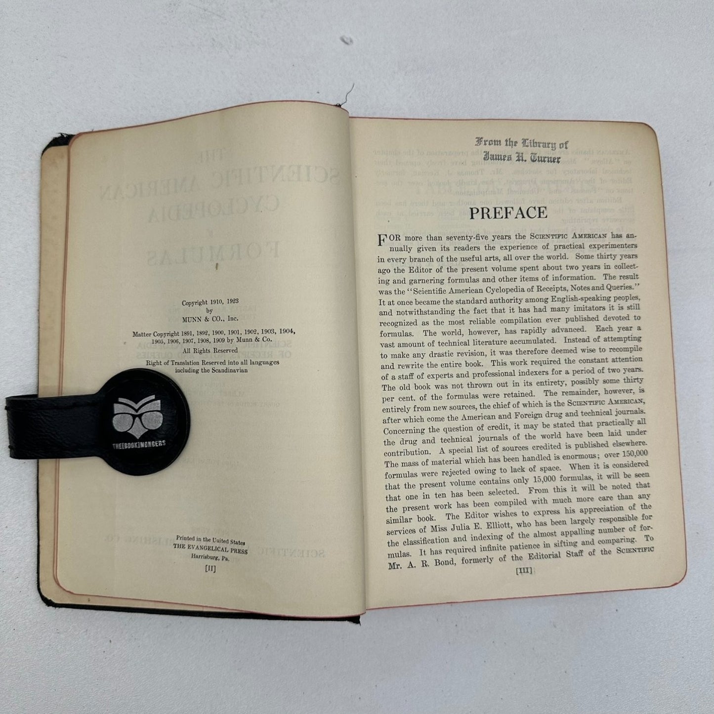 Scientific American Cyclopedia of Formulas Hopkins Reference Hardcover 1923