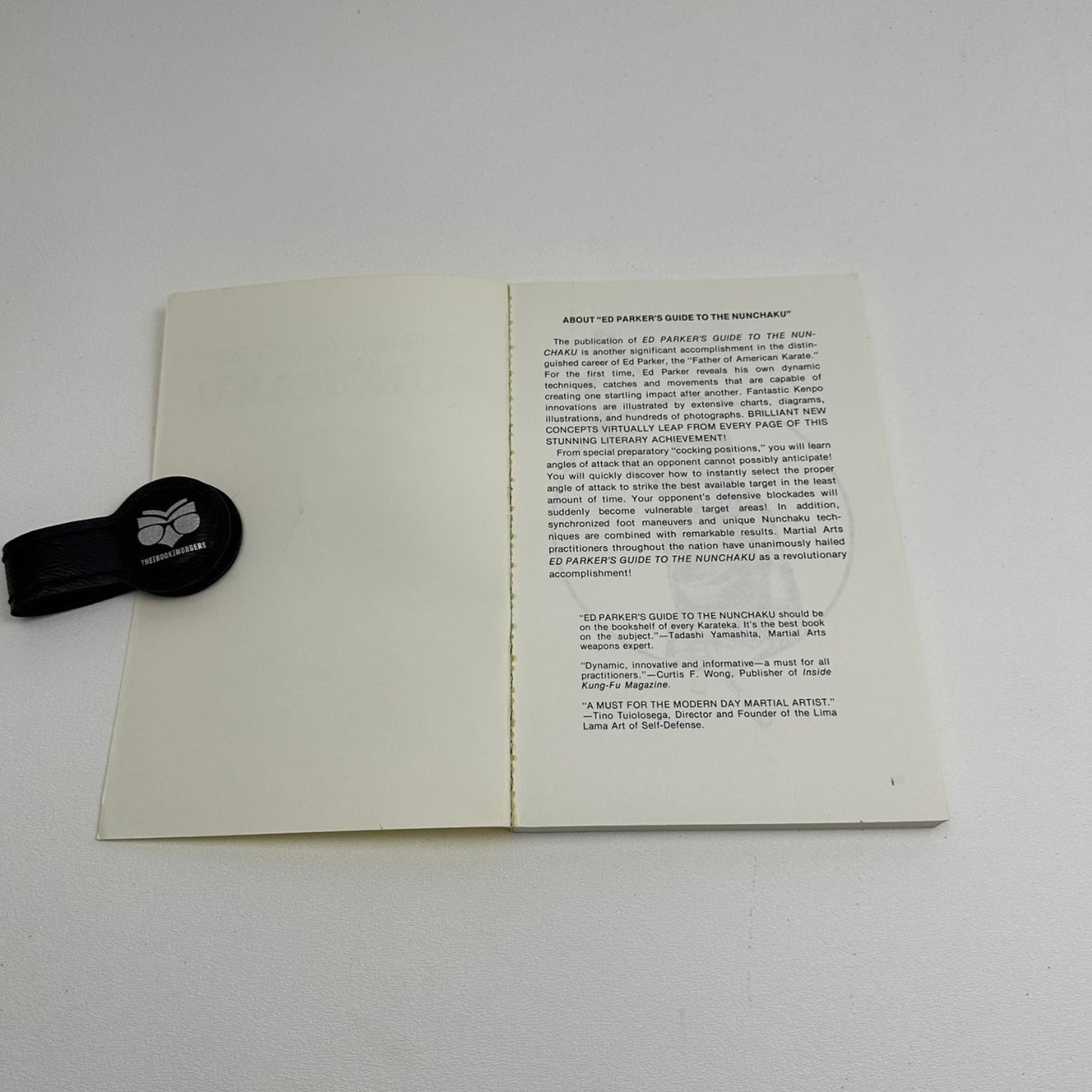 Ed Parker's Guide To The Nunchaku Ed Parker 1987 Third Printing Martial Arts
