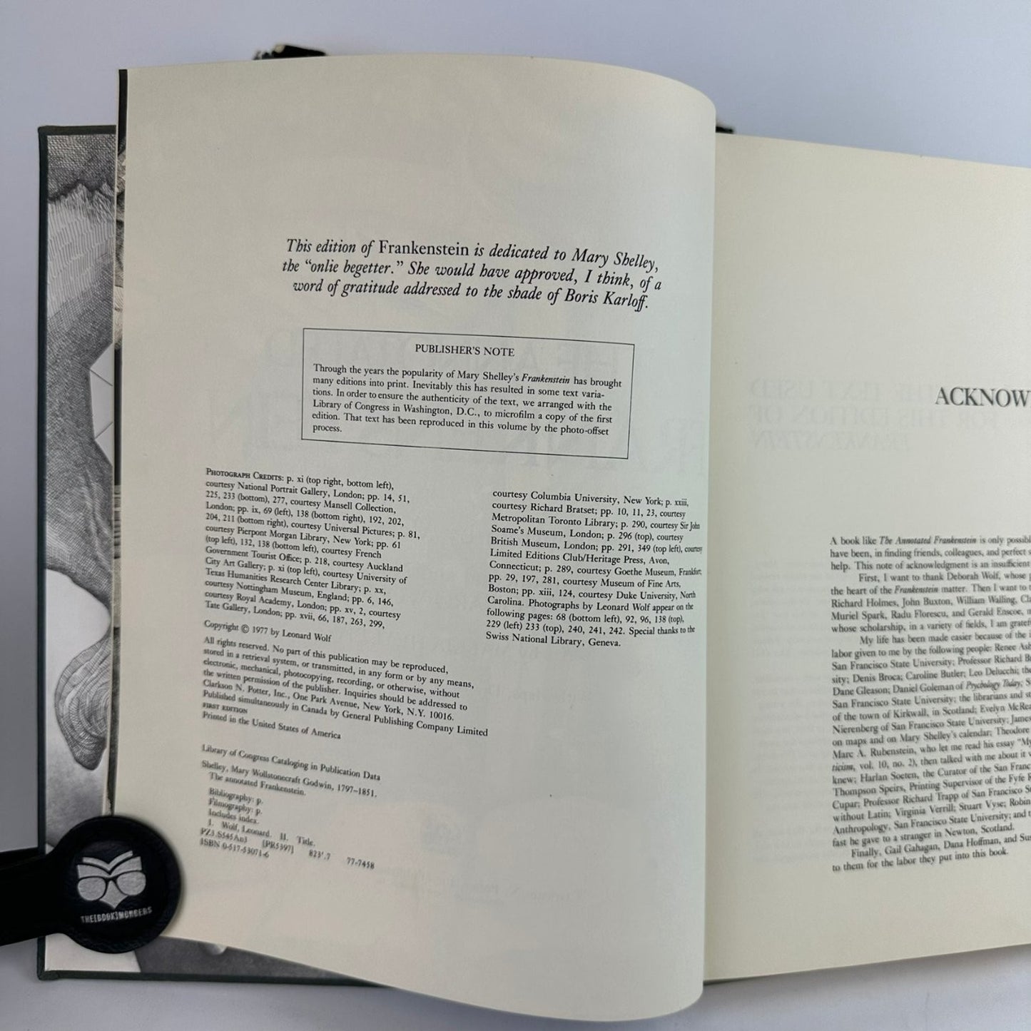Annotated Frankenstein Mary Shelley 1977 Leonard Wolf Illustrated Clarkson
