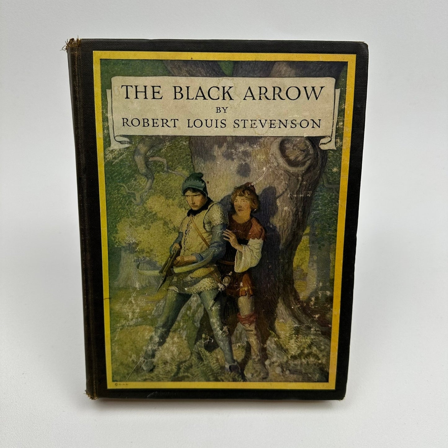 The Black Arrow Robert Louis Stevenson Tale of Two Roses Color Plates Wyeth 1916