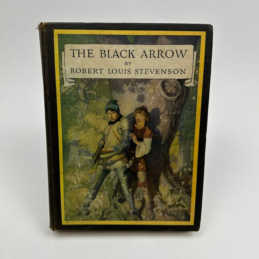 The Black Arrow Robert Louis Stevenson Tale of Two Roses Color Plates Wyeth 1916