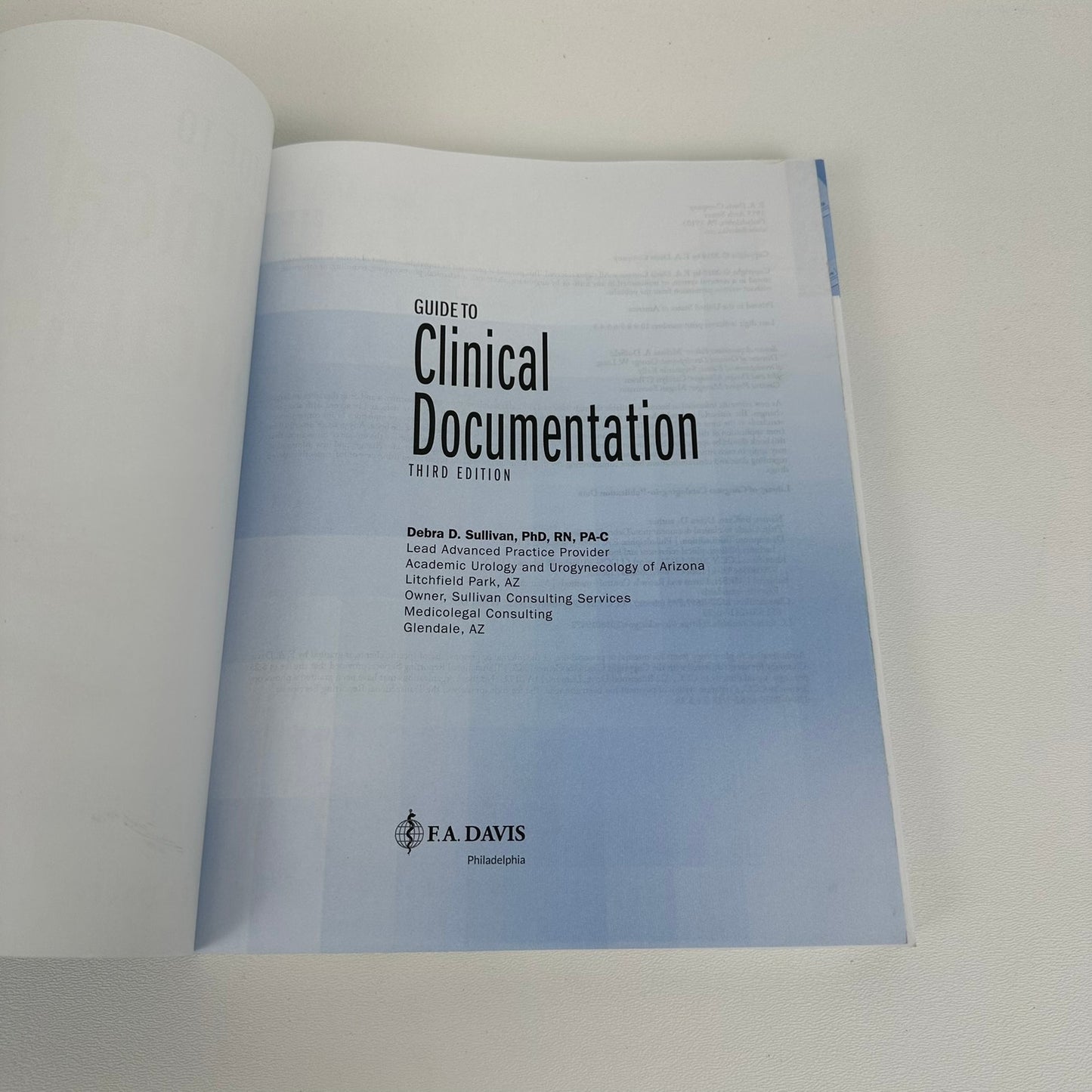 Guide to Clinical Documentation Debra D Sullivan 3rd Ed Medical Record Standards