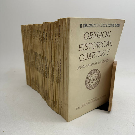 Oregon Historical Quarterly 34 Vol Set 1941-1954 Pacific Northwest History