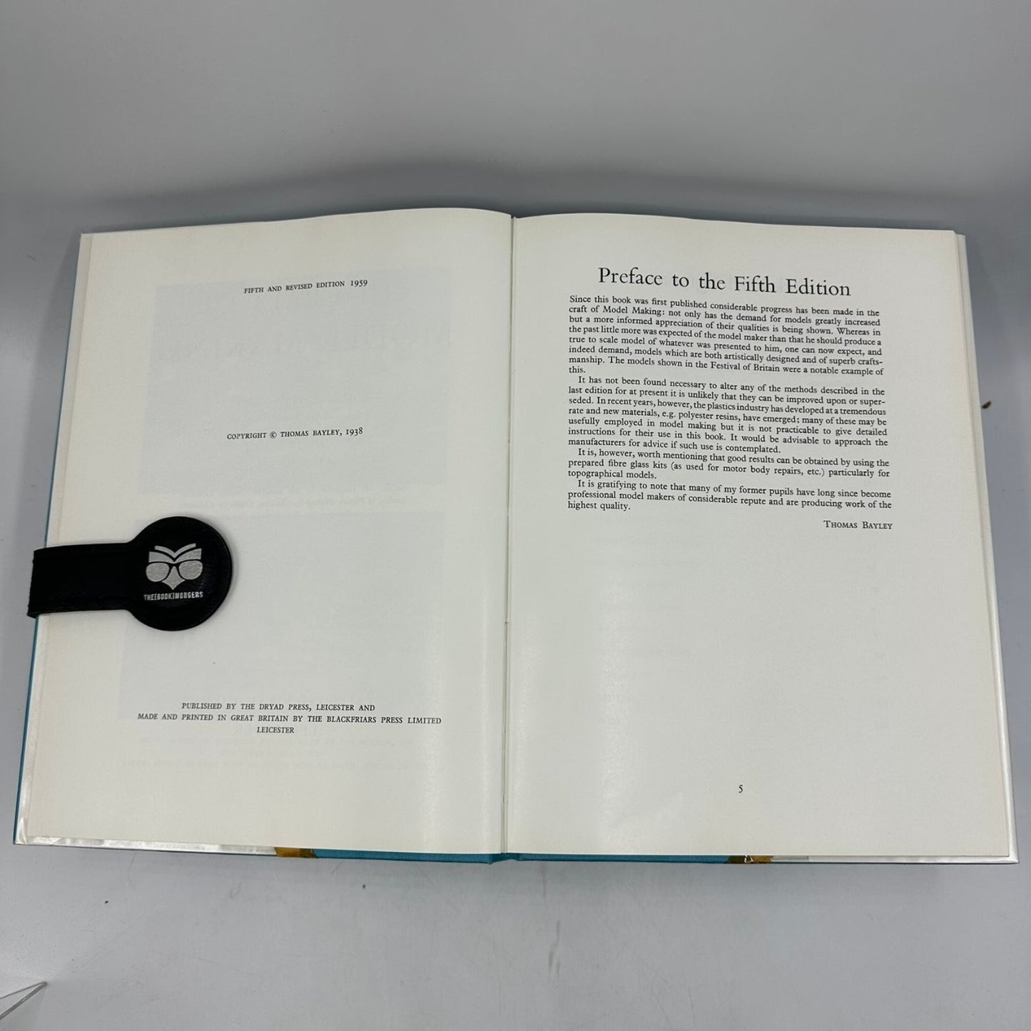 Craft of Model Making Thomas Bayley 1959 Fifth Edition Dryad Press Illustrated