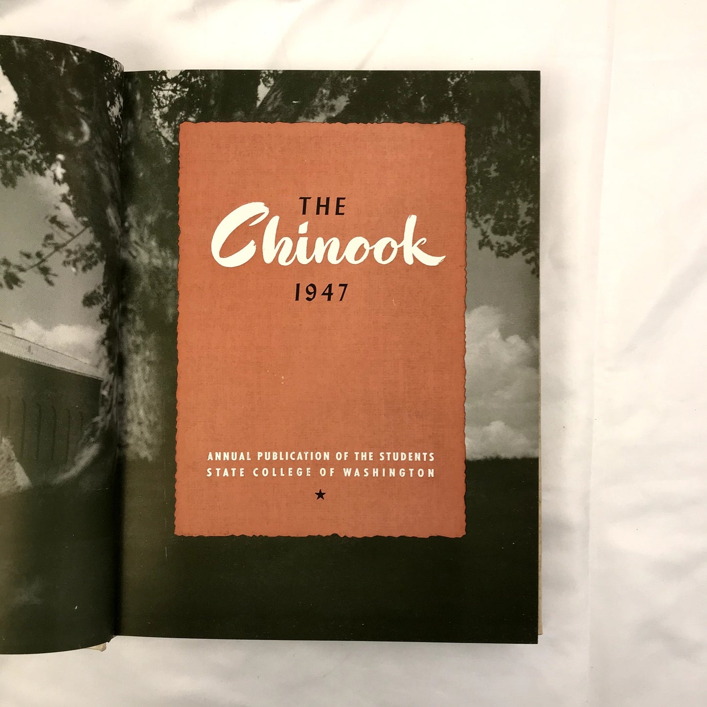 The Chinook 1947 State College of Washington Yearbook Illustrated Hardcover