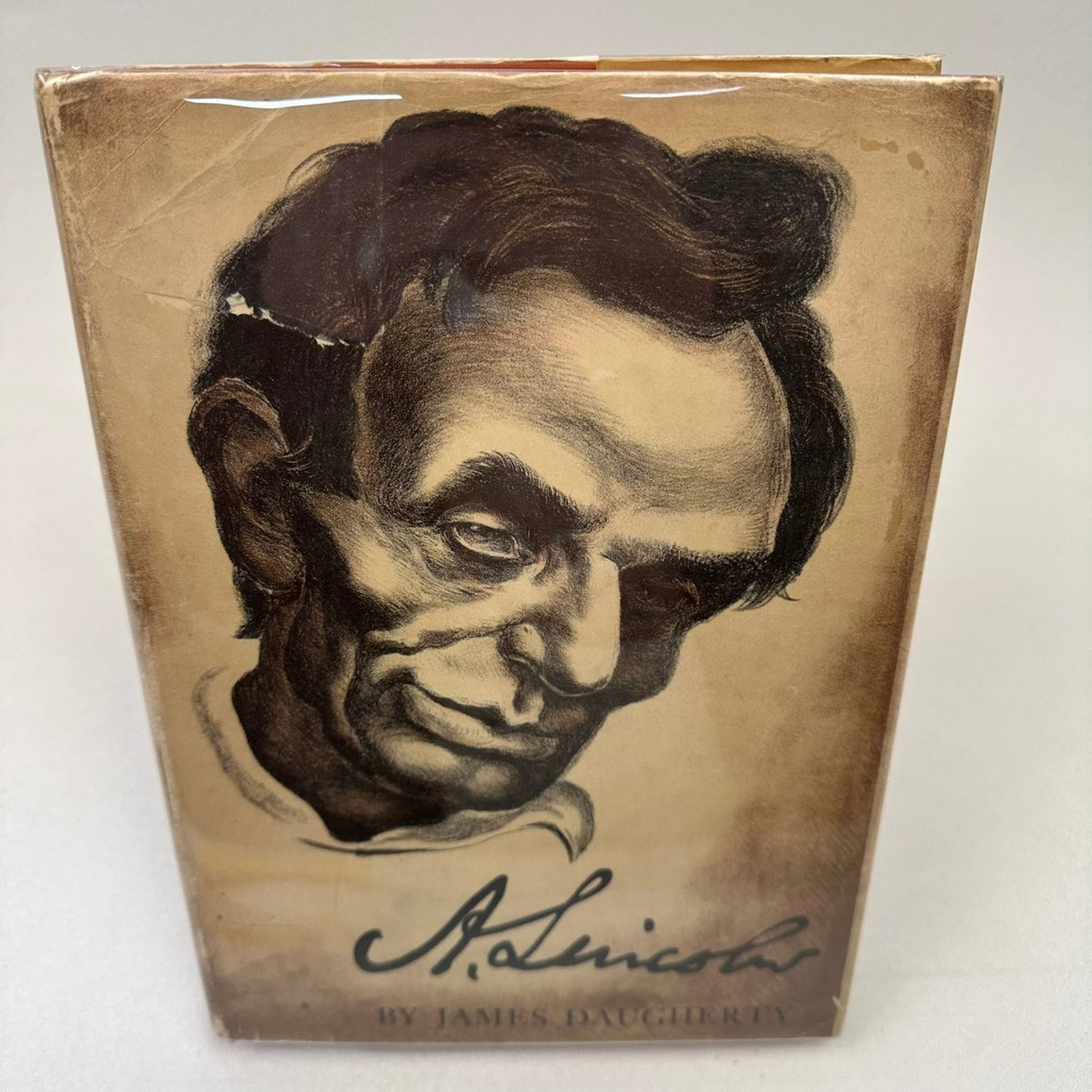 Abraham Lincoln James Daugherty 1943 Illustrated Biography Viking Press