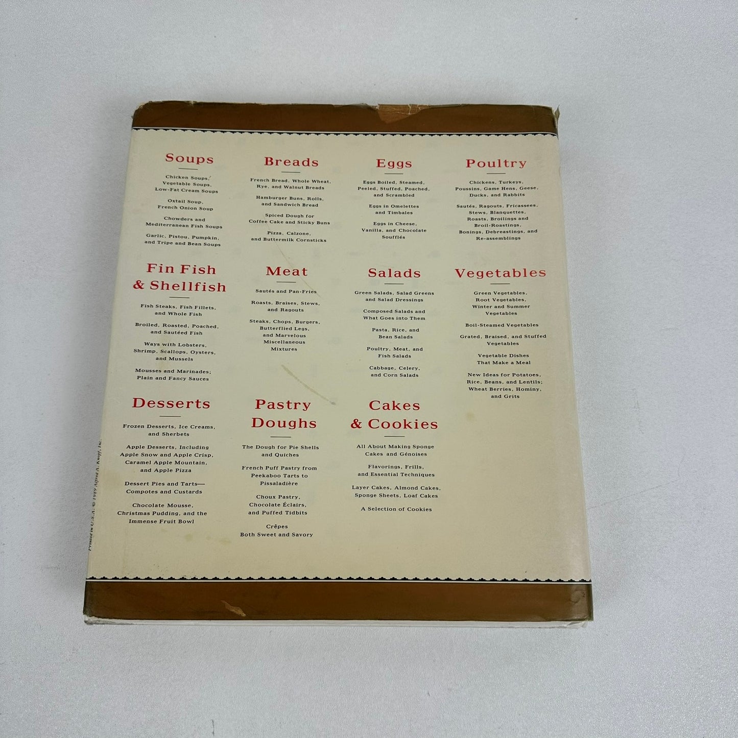 Way to Cook Julia Child Cookbook Classic Recipes Cuisine Cooking Baking 1989