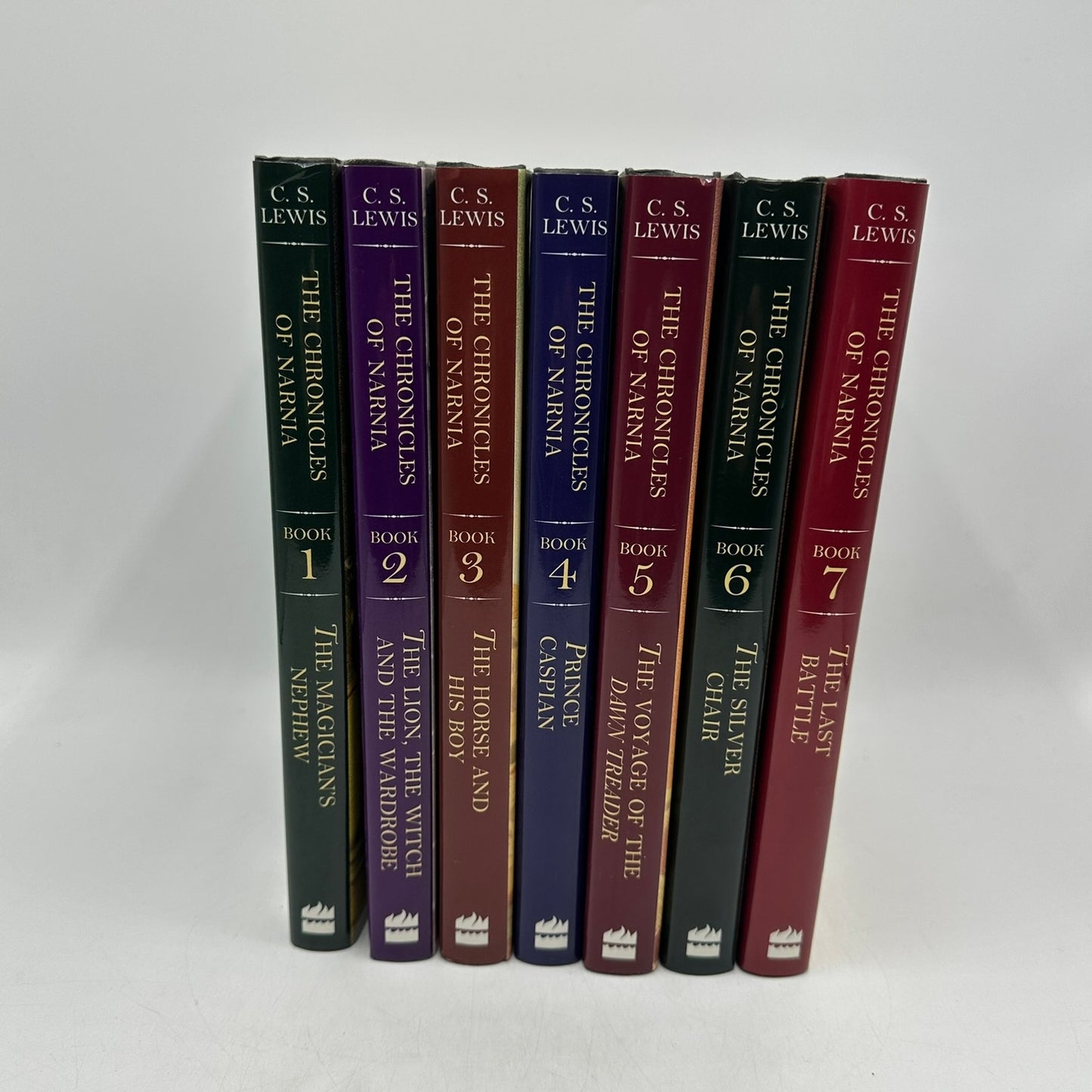 Chronicles of Narnia Novels #1-7 C. S. Lewis Childrens Literature High Fantasy