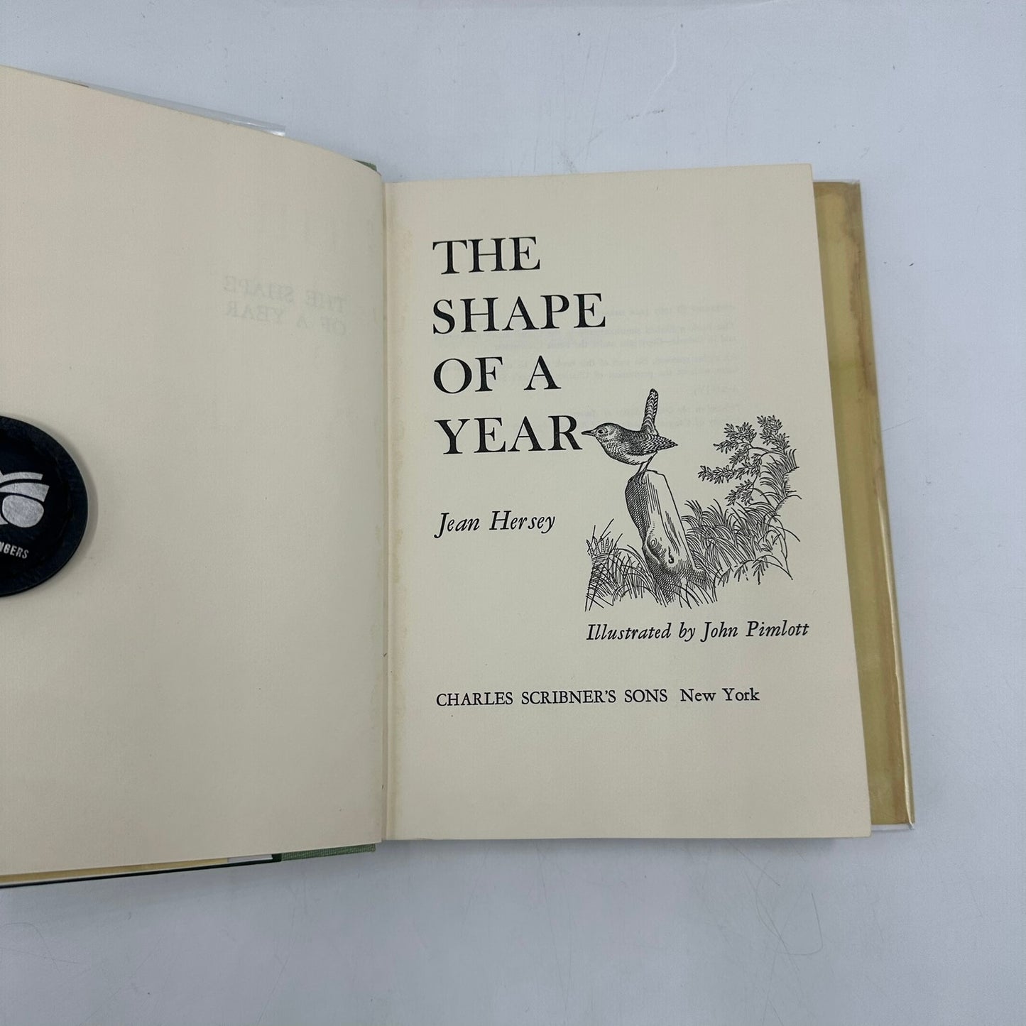 The Shape of a Year Jean Hersey SIGNED Gardening Homemaking Nature Memoir 1967