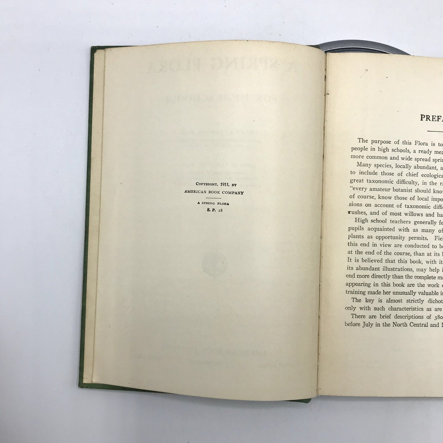 A Spring Flora For High Schools Illustrated Hardcover Book by Cowles & Coulter