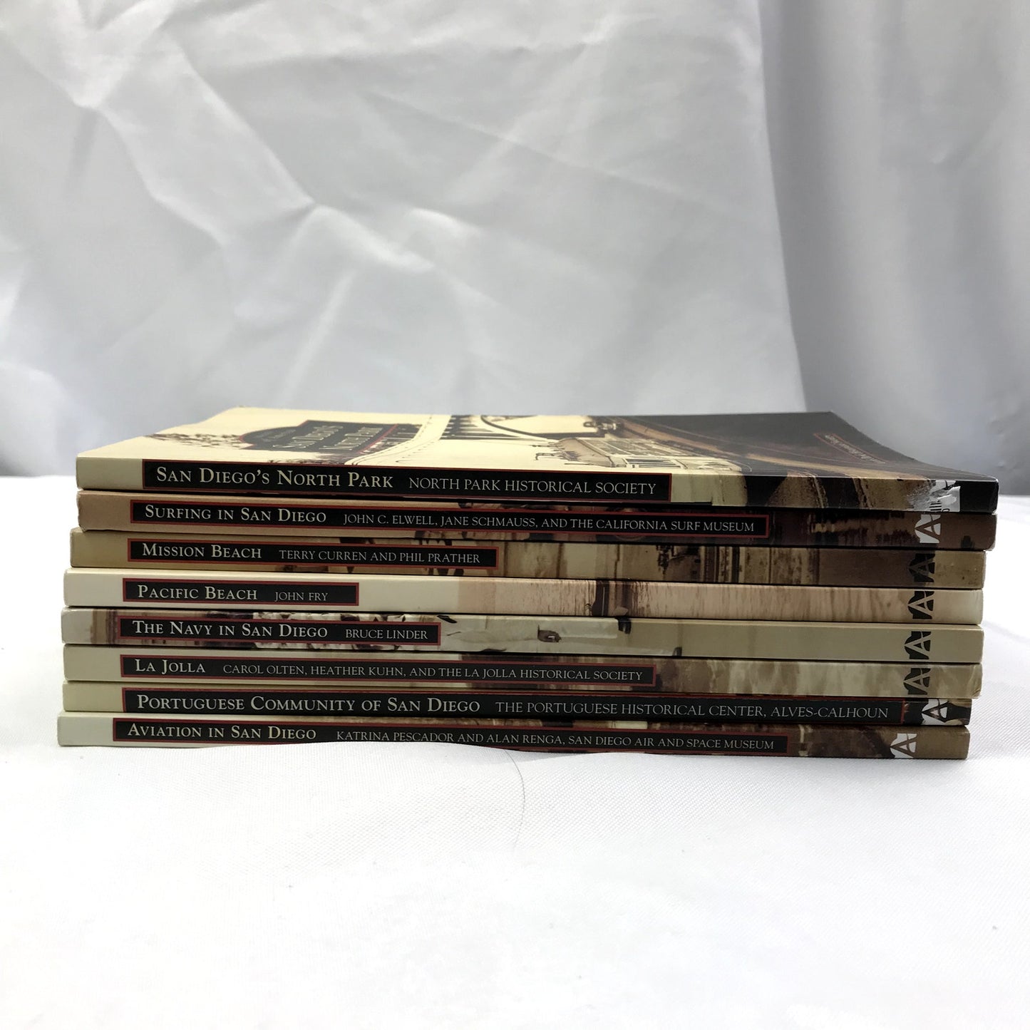 Lot of 8 Images of America San Diego Paperback Books Local History & Images