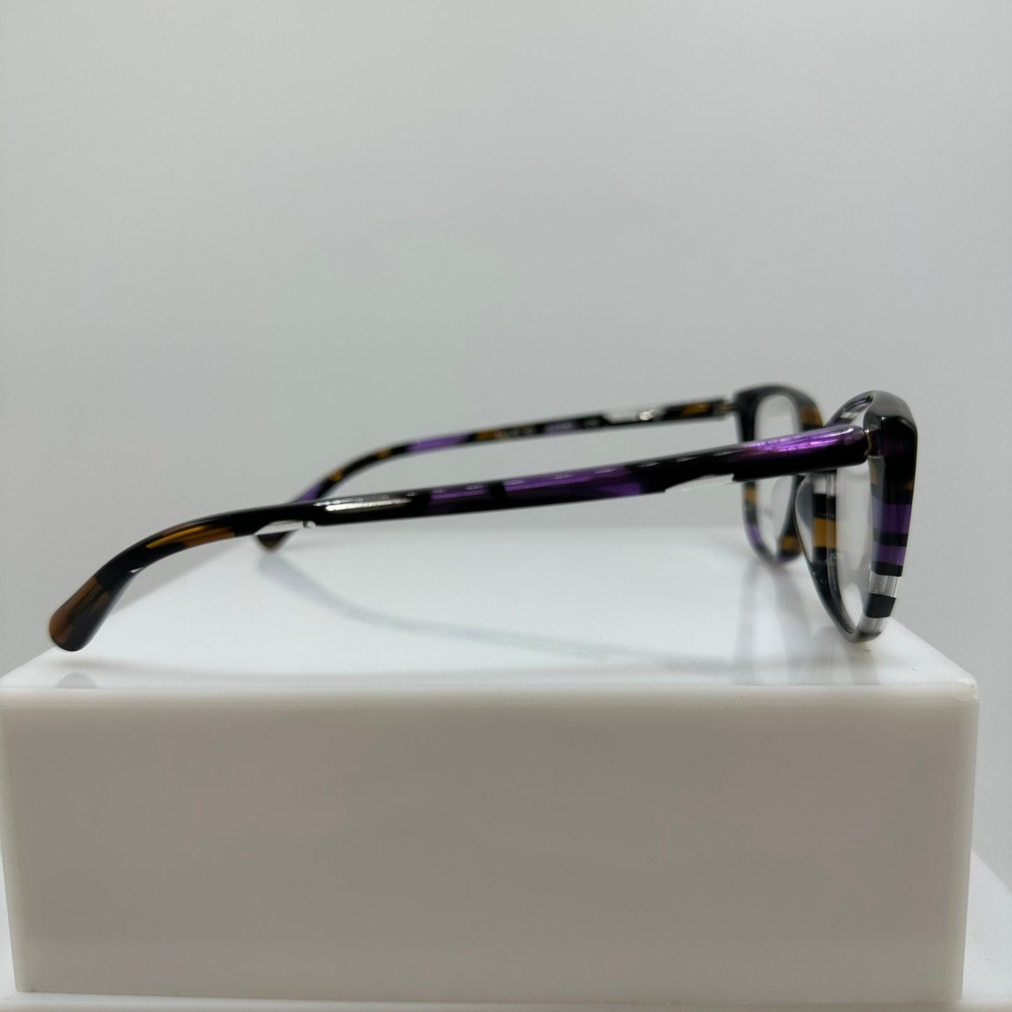 Alain Mikli A03082 012 Purple Stained Glass Womens Butterfly Frames 54-15-140