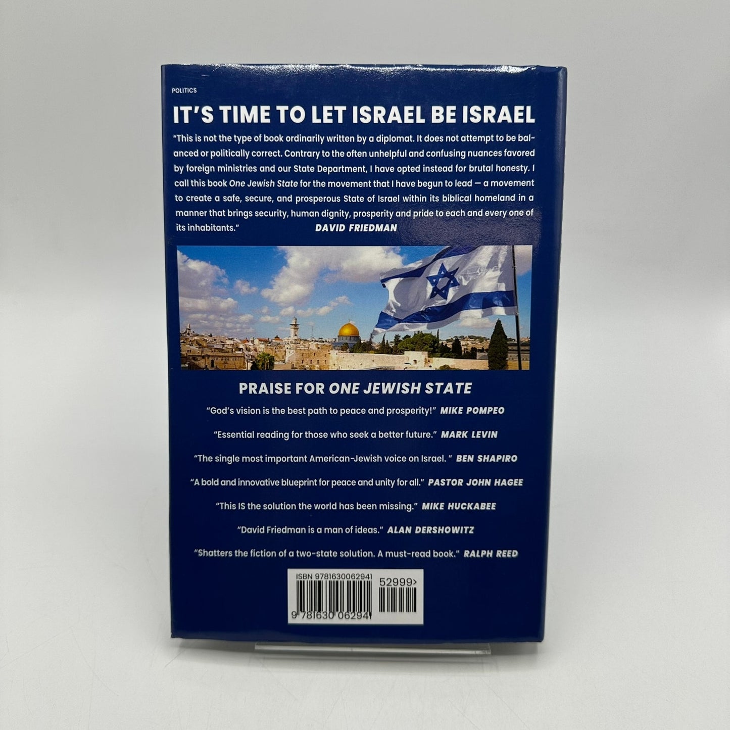 One Jewish State David Friedman Israel Palestine Middle East Political Science