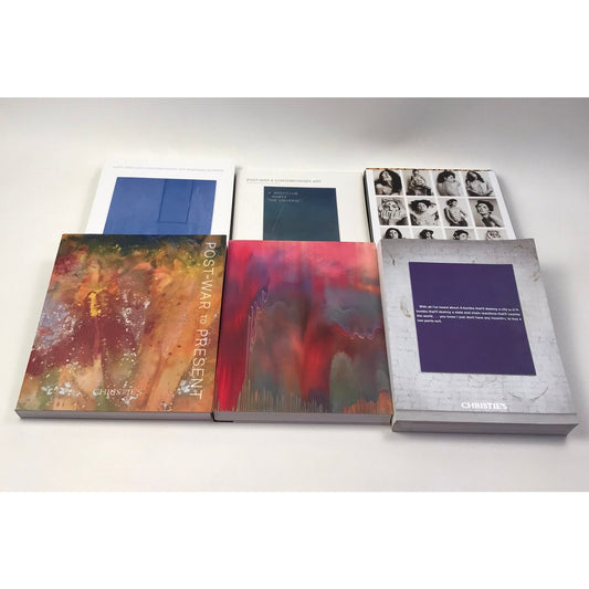 Christie's Art Auction Catalogs Lot of 6 Haring Lichtenstein Debuffet Post War