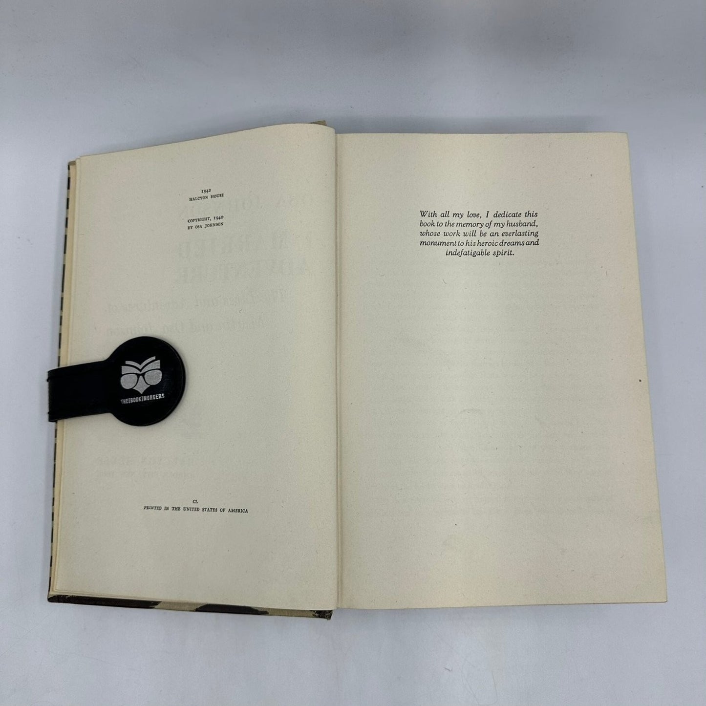I Married Adventure Osa Johnson 1940 Travel Memoir Biography Halcyon House