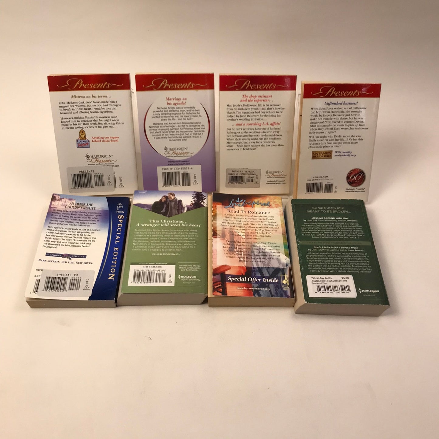 Harlequin Presents Romance Suspense Contemporary Adult Novels Fiction Lot of 28