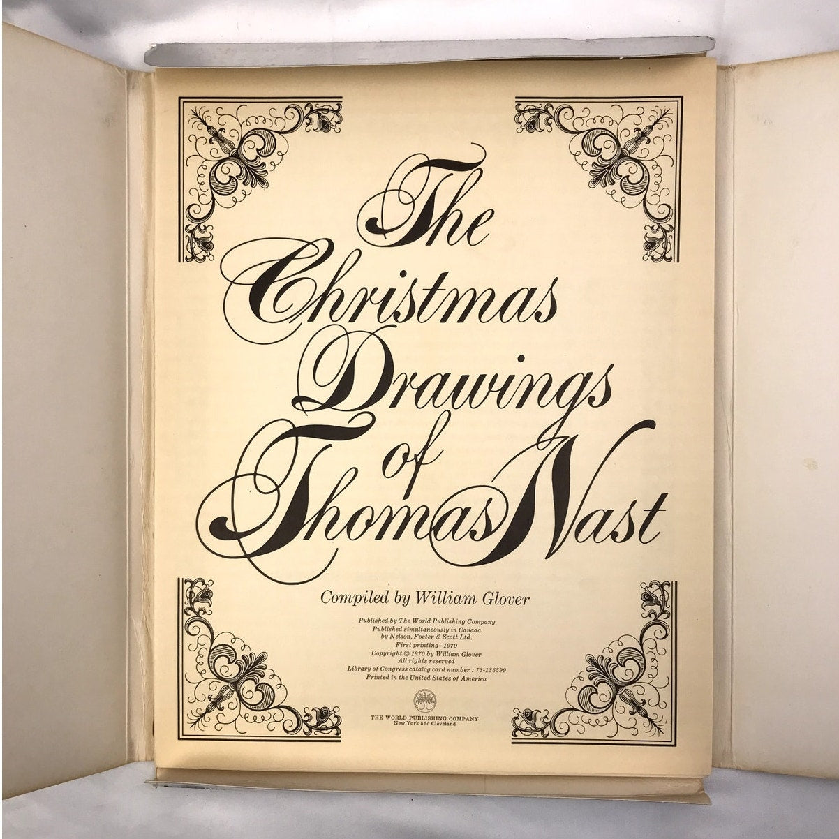 The Christmas Drawings of Thomas Nast A Portfolio of 29 Reproduction Prints 1970