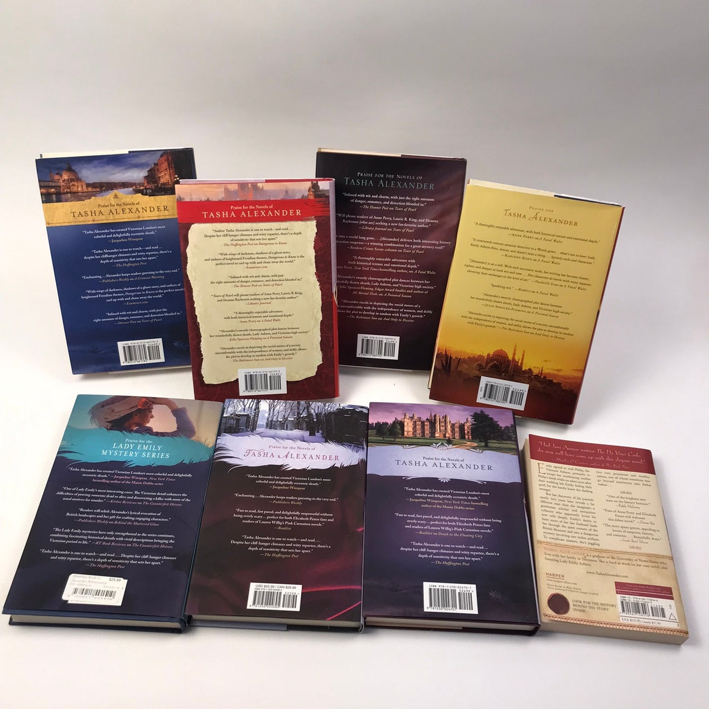 Lady Emily Series Tasha Alexander Lot of 11 Mystery Suspense Victorian Novels