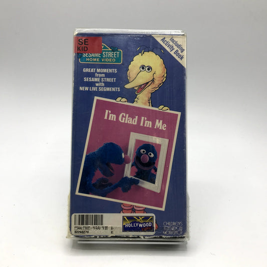 My Sesame Street Home Video I'm Glad I'm Me Children's VHS Tape The Muppets 1986