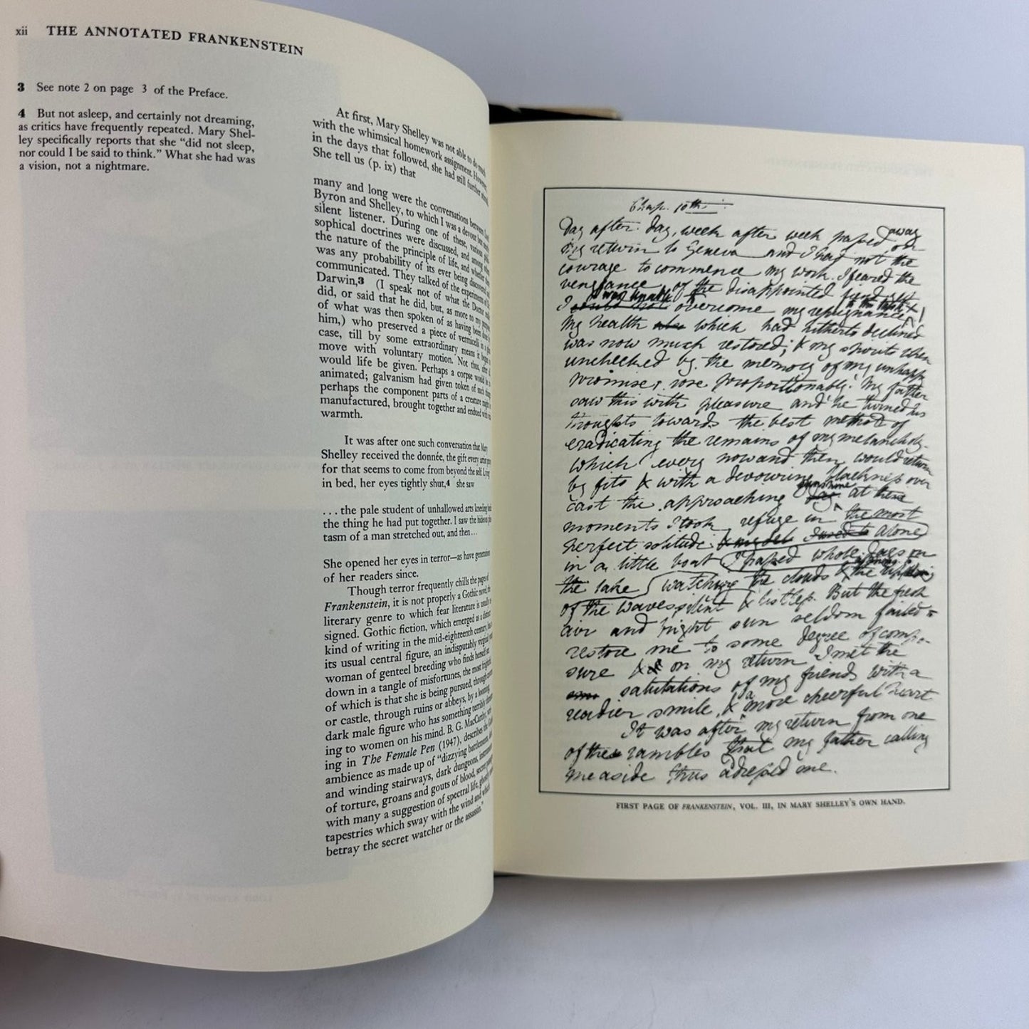 Annotated Frankenstein Mary Shelley 1977 Leonard Wolf Illustrated Clarkson