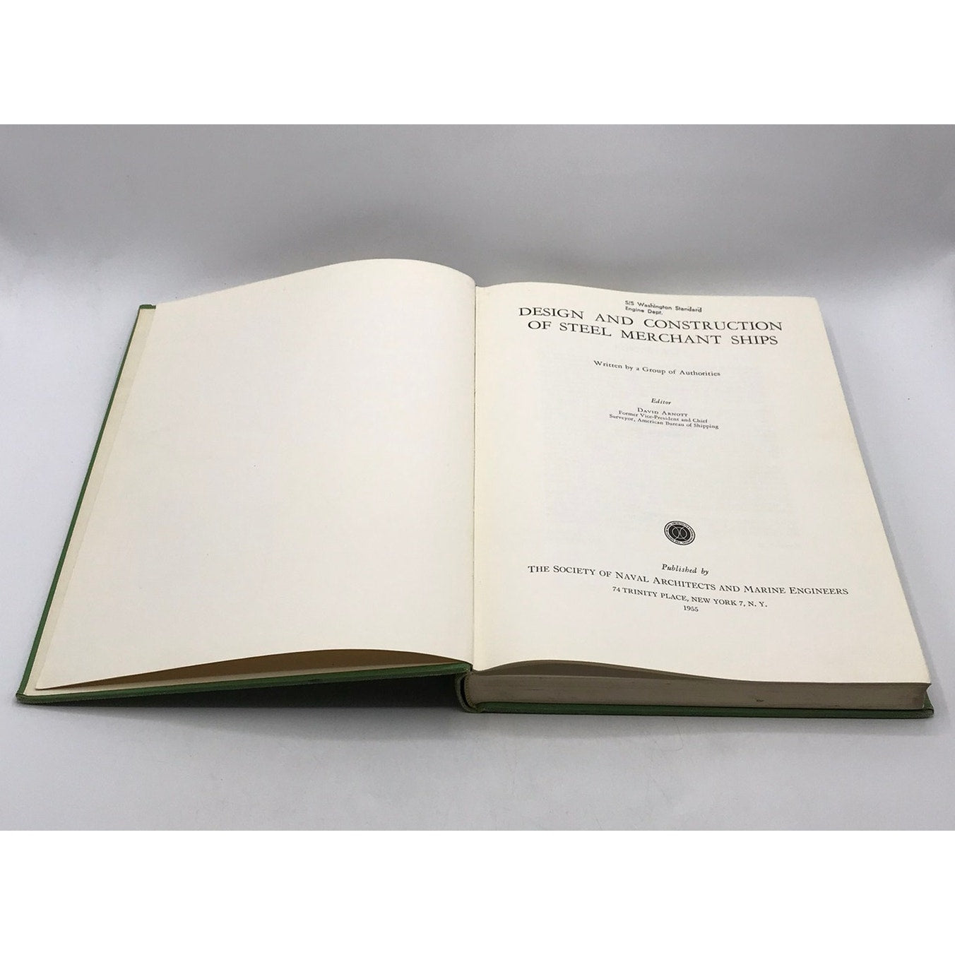 Design and Construction of Steel Merchant Ships David Arnott Marine Engineering