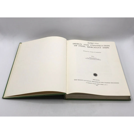 Design and Construction of Steel Merchant Ships David Arnott Marine Engineering