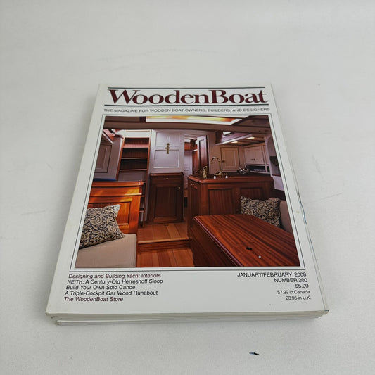 WoodenBoat Magazine 6 Issues 2008 Complete Year Nautical Boating Sailing Hobbies