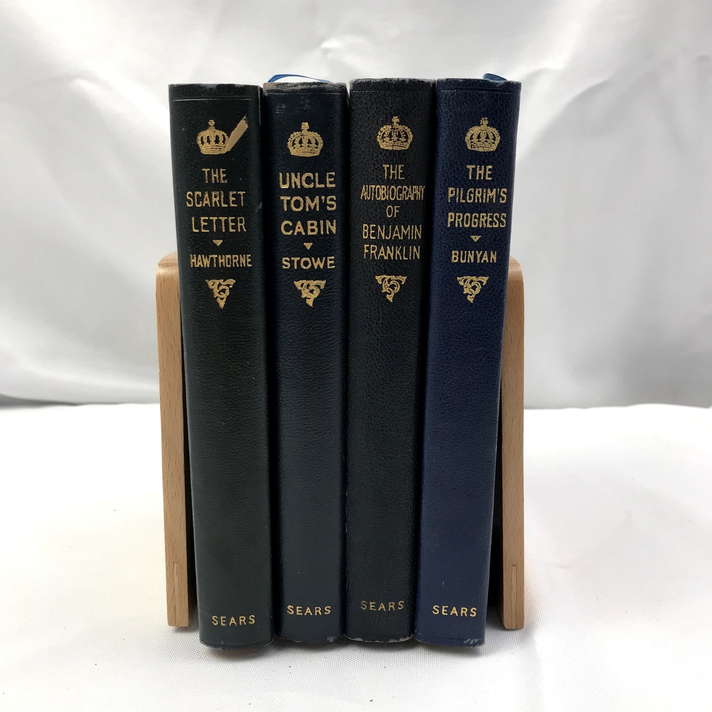 Set of 4 Vintage Hardcover Historical Religious Books by J. H. Sears & Co.