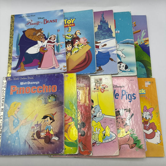 Disney Little Golden Books Lot of 19 Childrens Stories Fairy Tale Adventure