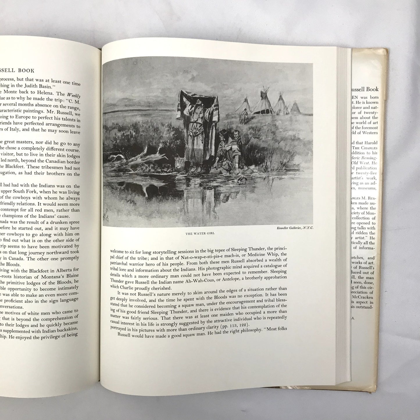 The Charles M. Russell Book Illustrated Hardcover by Harold McCracken 1957