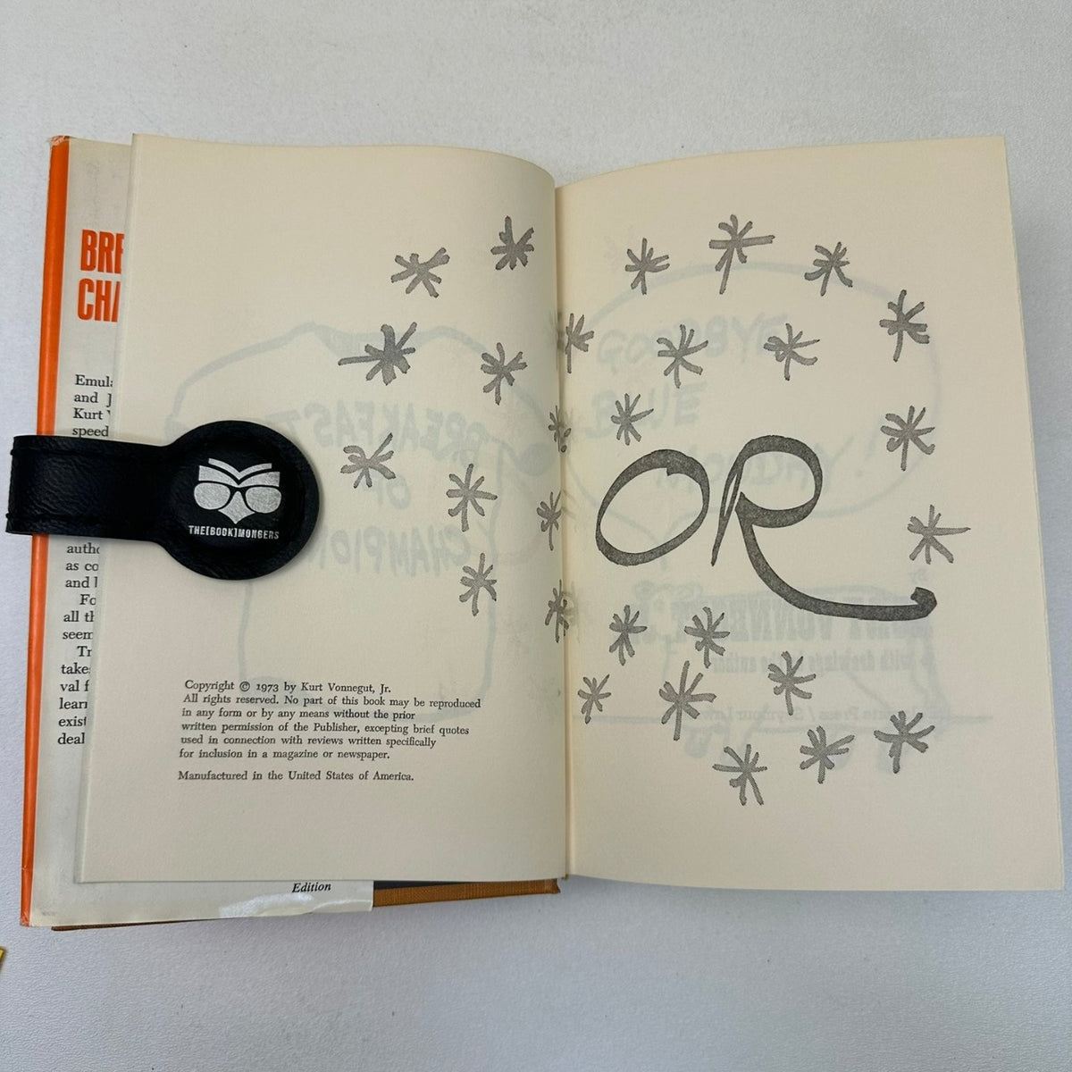 Breakfast of Champions Kurt Vonnegut Jr. 1973 Book Club Edition Novel Delacorte