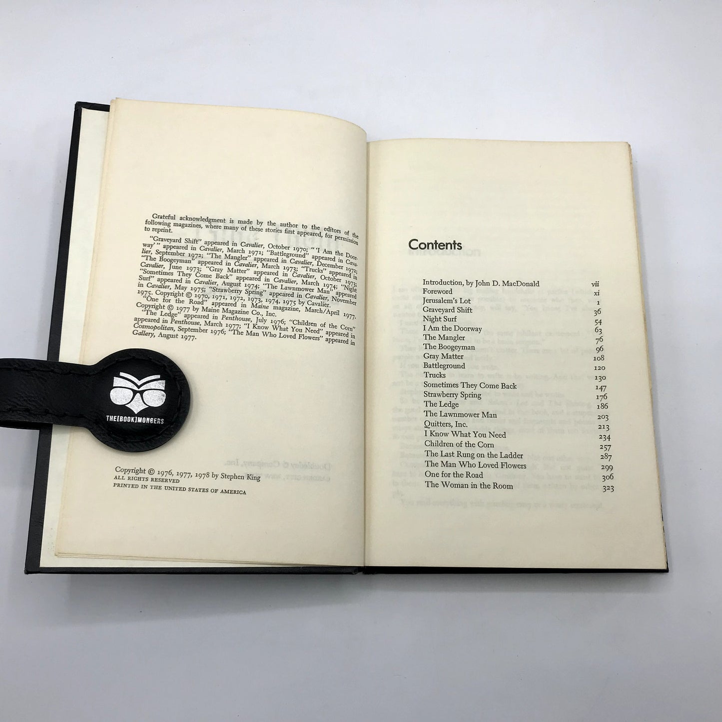 Night Shift by Stephen King Hardcover Novel Horror/Thriller Short Stories 1978