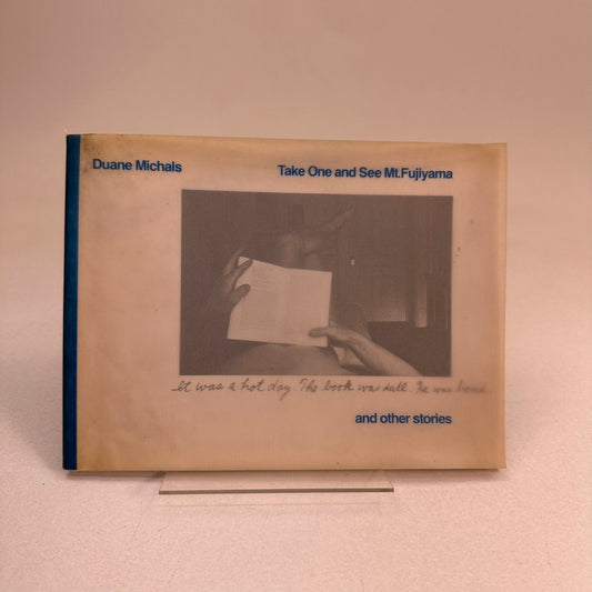 Take One and See Mt.Fujiyama Duane Michals 1976 Photography Artist Book Lustrum
