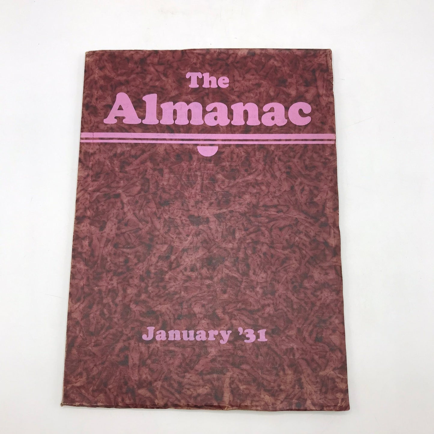 The Almanac January 1931 Franklin High Yearbook Portland Memorabilia Photography