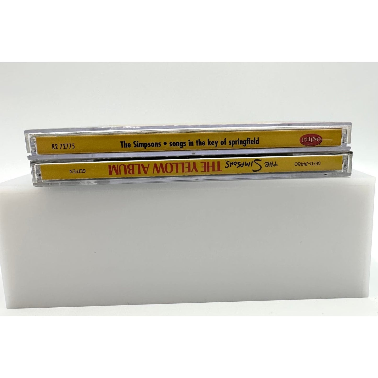 The Simpsons: Songs in the Key of Springfield & The Yellow Album Lot of 2 CDs