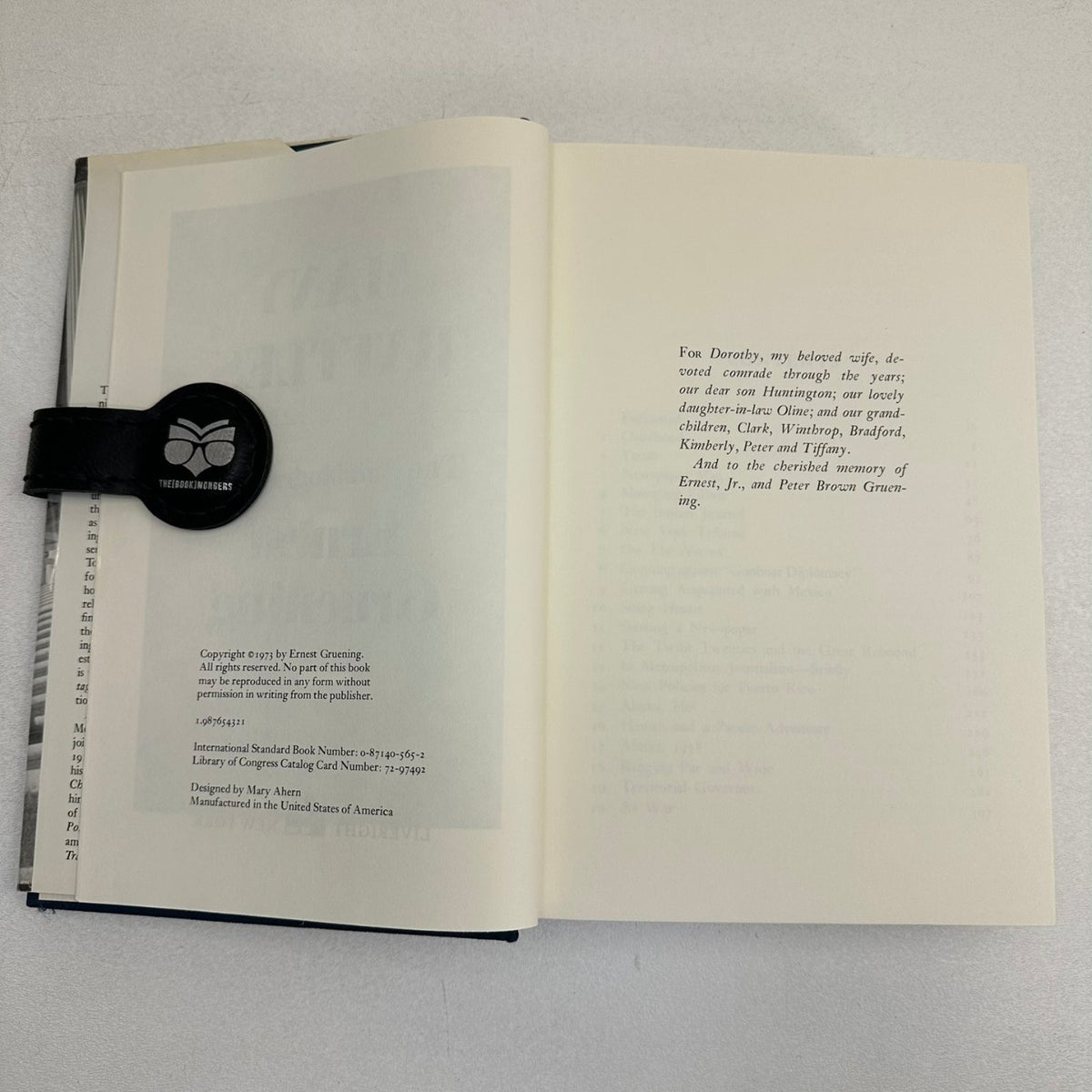 Many Battles Ernest Gruening 1973 SIGNED Autobiography Political History