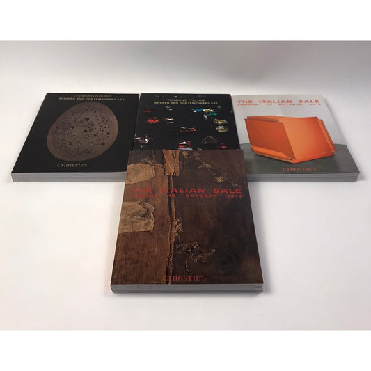 Christies The Italian Sale Lot of 6 Auction Catalogs Modern Contemporary Art