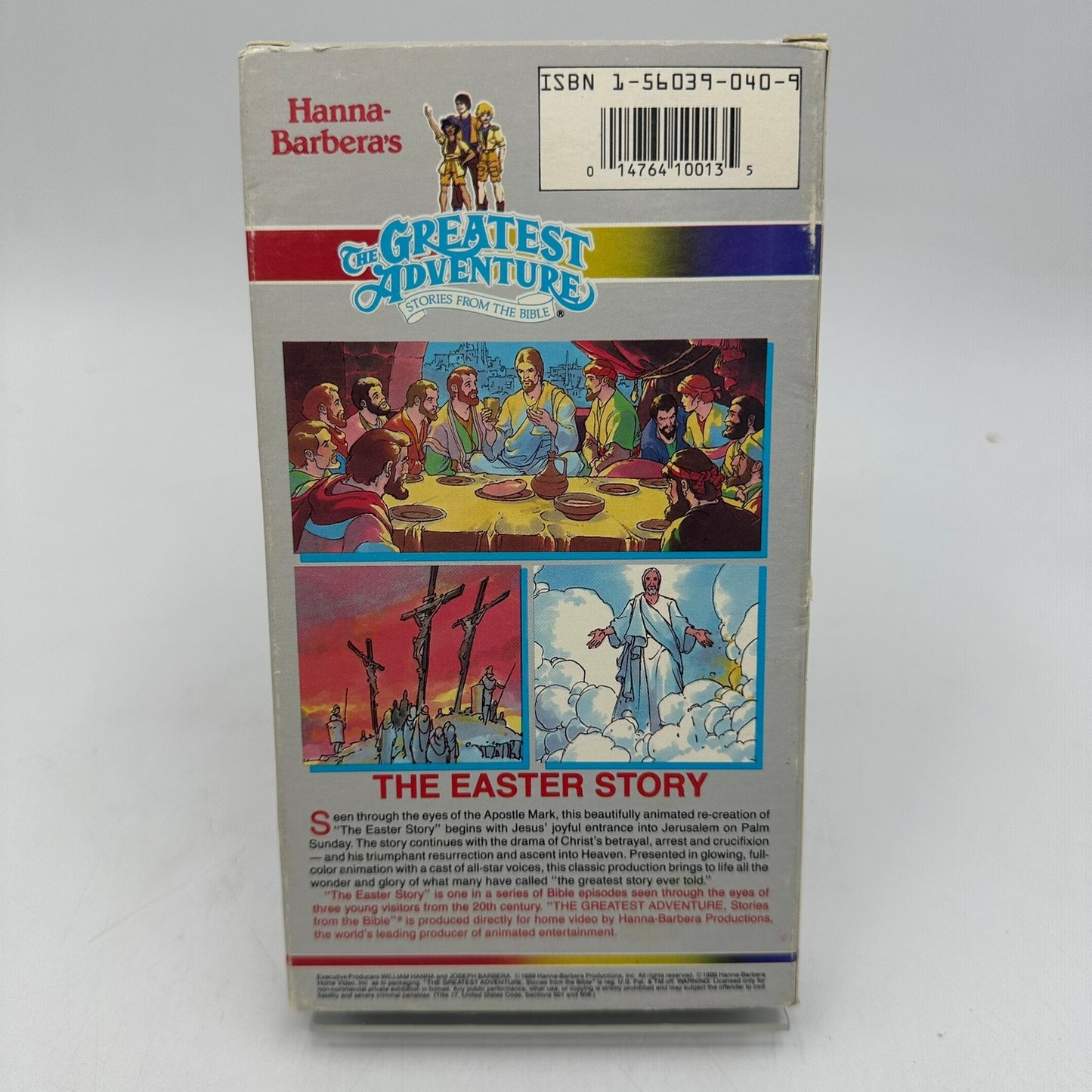 Easter Story Greatest Adventure Stories from the Bible Hanna-Barbera VHS Tape