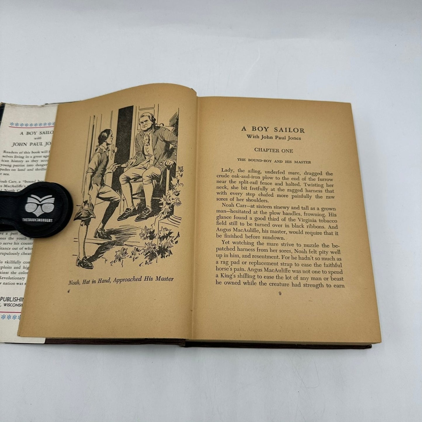 A Boy Sailor with John Paul Jones H. C. Thomas 1946 Illustrated Whitman