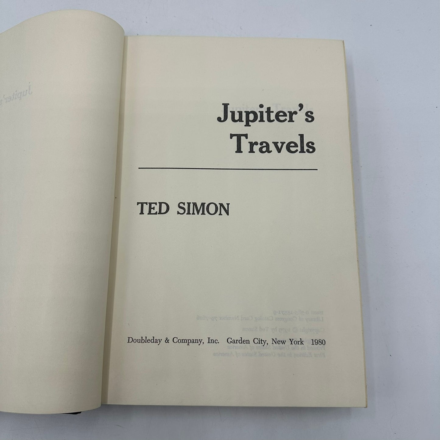Jupiter's Travels Ted Simon 1st Edition Travel Literature Biography Adventure