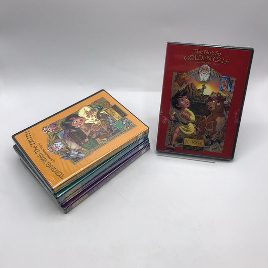Kids Ten Commandments Set of 5 DVDs NEST Christian Bible Stories Homeschool