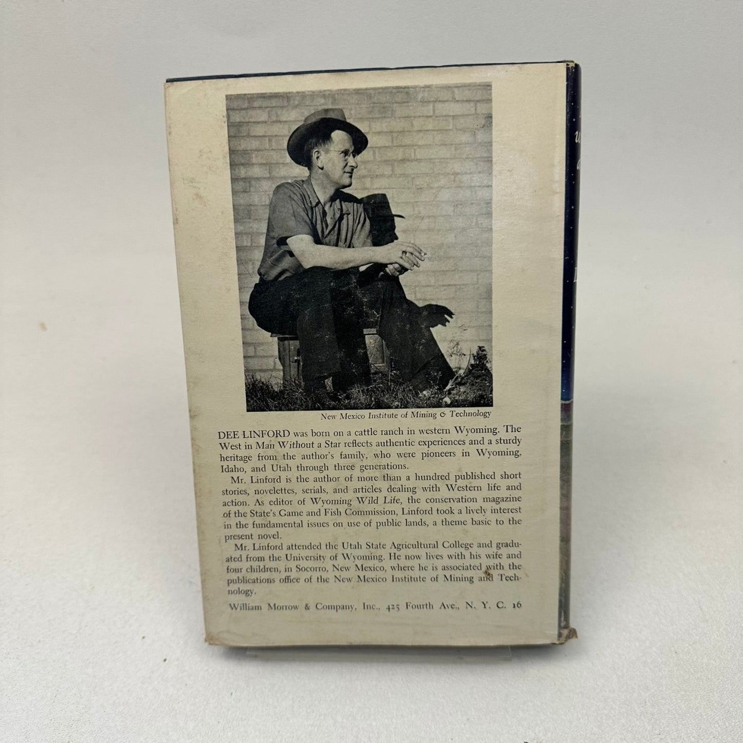 Man Without A Star Dee Linford 1952 Sears Readers Club Western Adventure Novel