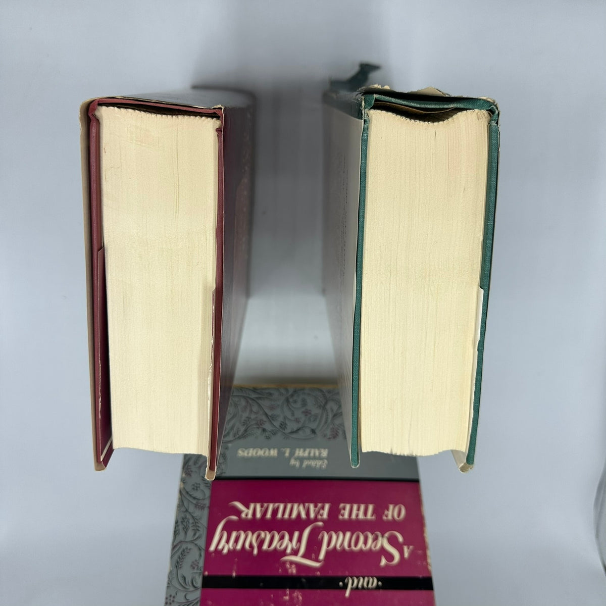 A Treasury of the Familiar Ralph L Woods Vol I & II Box Set Literature Fiction