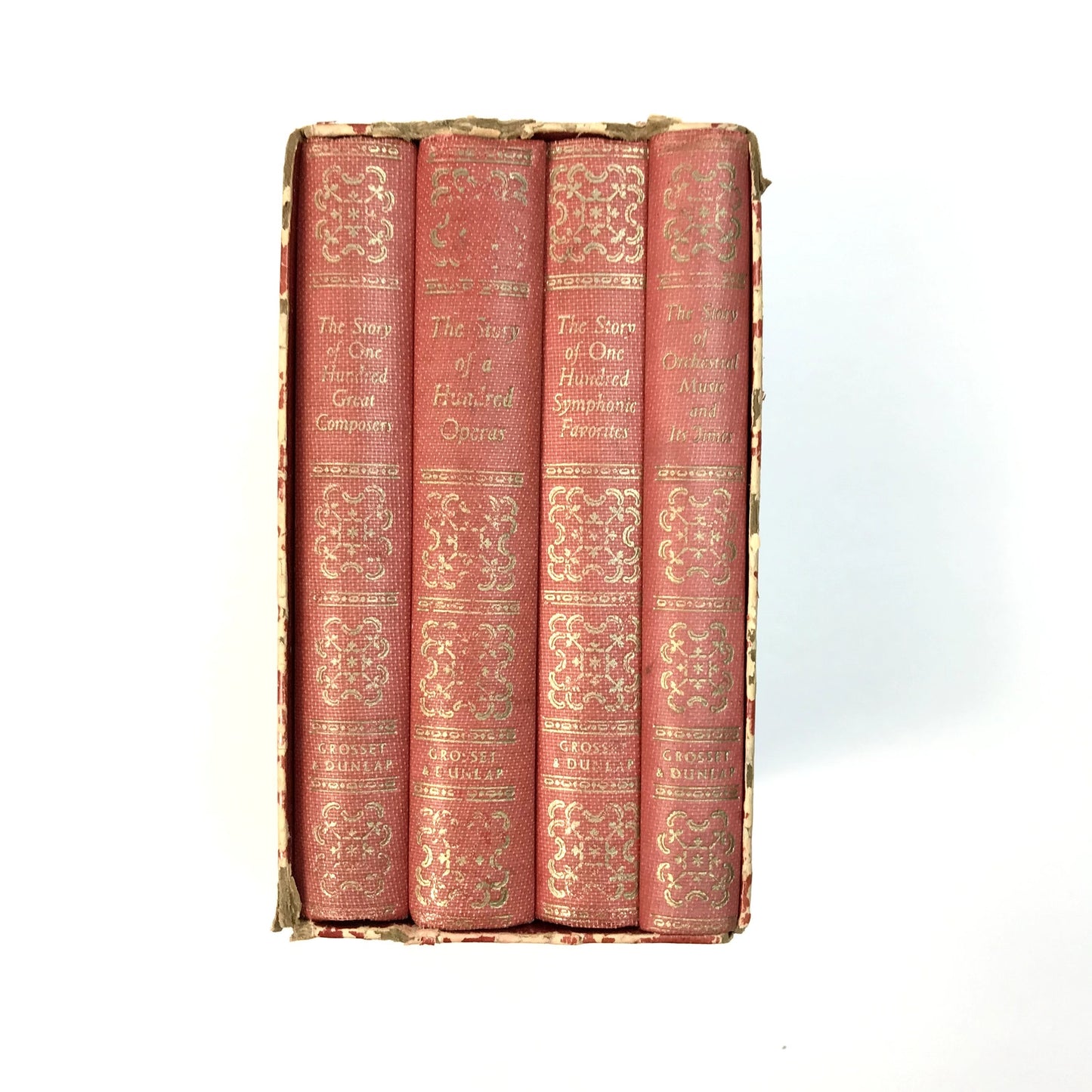 The Little Music Library Box Set by Helen L. Kaufman 1943 (4 Hardcover Books)