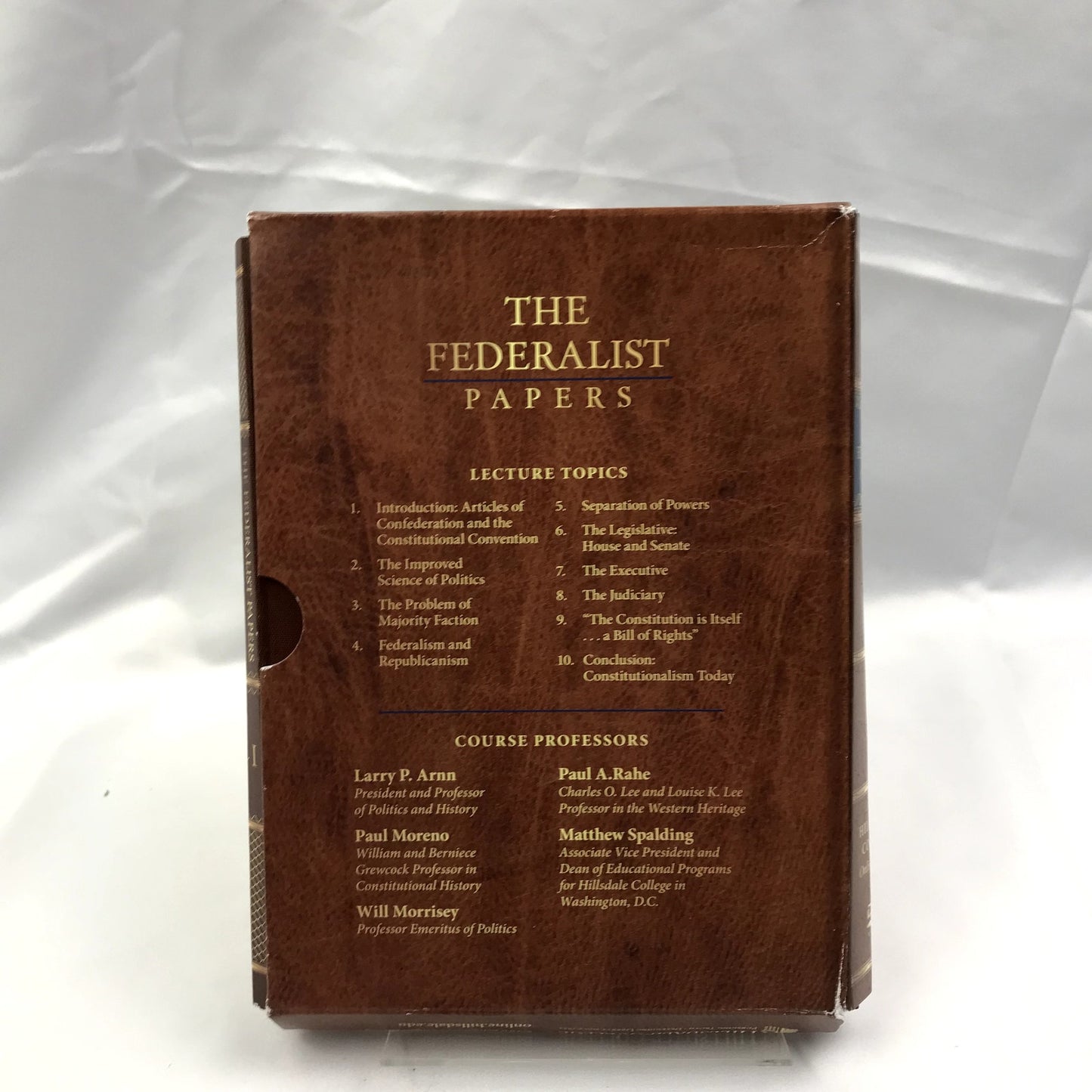 The Federalist Papers 5-Disc DVD Set Volume 1-3 Hillsdale College Online Courses