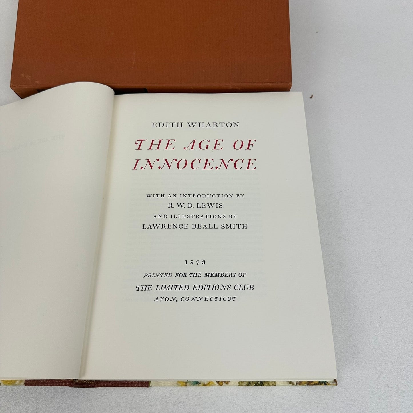 The Age of Innocence Edith Wharton SIGNED Historical Romance Classic Literature