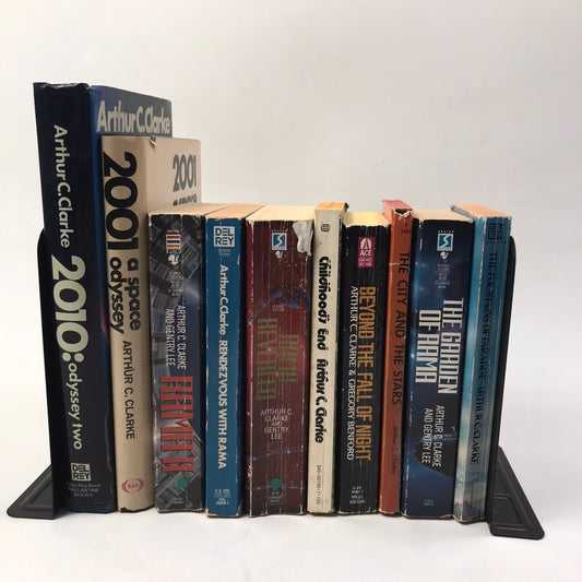 Arthur C Clarke Lot of 10 with 1968 Book Club Edition of 2001 Science Fiction